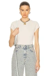 Acne Studios Baby Tee In Soft Pink
