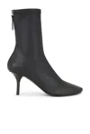 Acne Studios Back Ankle Boot In Black