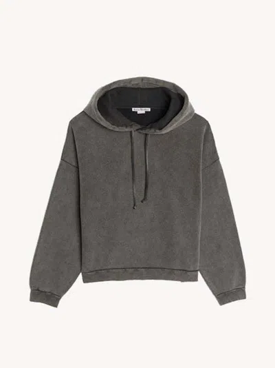 Pre-owned Acne Studios Back Logo Patch Hoodie In Faded Black