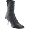 Acne Studios Back Tab Ankle Boot In Black