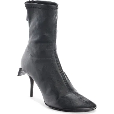 Acne Studios Back Tab Ankle Boot In Black