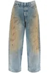 Acne Studios Baggy Jeans Mid Blue In Blue