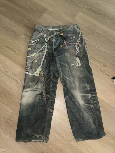 Pre-owned Acne Studios Baggy Trompe L'oeil Jeans - 1981m