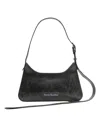 Acne Studios Mini Platt Crackled Leather Shoulder Bag
