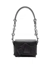 Acne Studios Musubi Leather Shoulder Bag In Black
