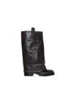 Acne Studios Leather Buckle Boots