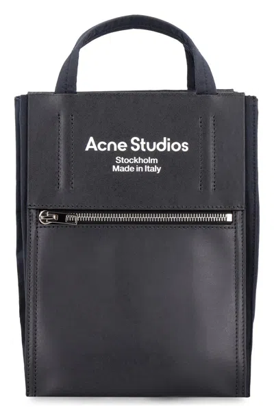 Acne Studios Baker Out Medium Tote Bag Men In Black