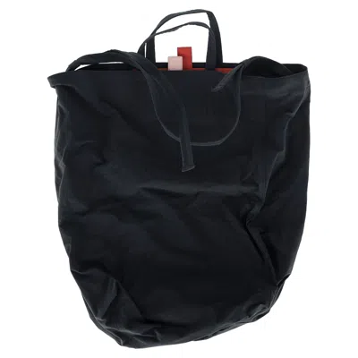 Acne Studios Baker Tote In Black Cotton