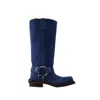 ACNE STUDIOS BALIUS BOOTS - CANVAS - BLUE