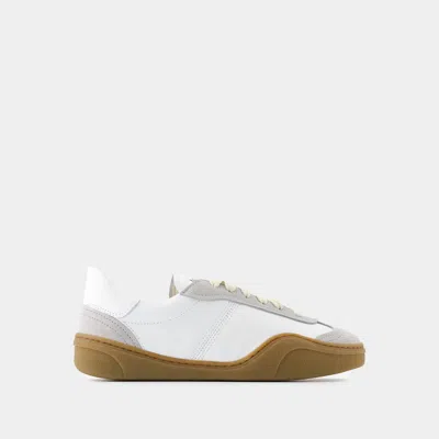 Acne Studios Bars Trainers -  - Leder - Weiss/braun In White
