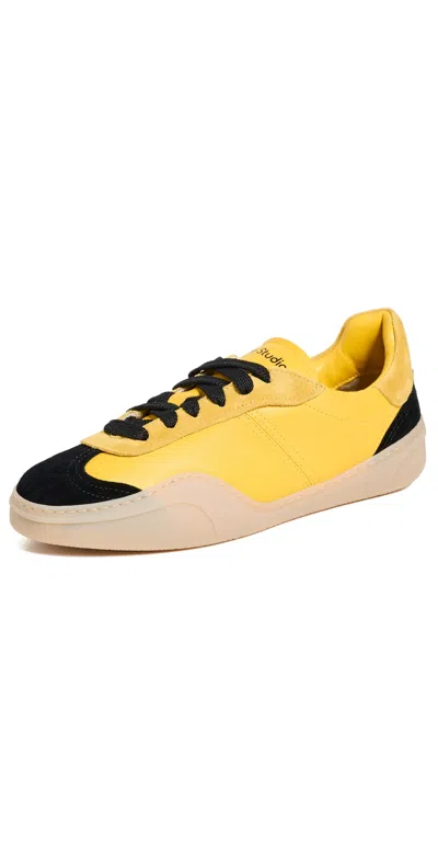 Acne Studios Lace-up Sneakers In Yellow