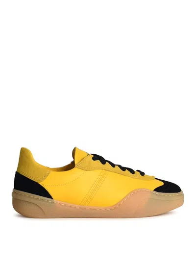 Acne Studios Lace-up Sneakers In Yellow