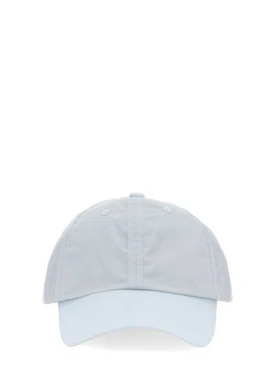 Acne Studios Logo Patch Baseball Cap In White