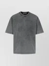 Acne Studios Short-sleeved T-shirt In Gray