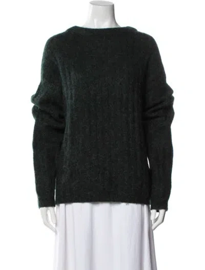 Pre-owned Acne Studios Bateau Neckline Sweater In Black