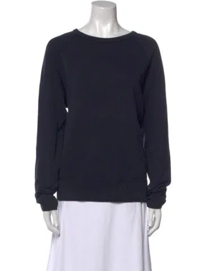 Pre-owned Acne Studios Bateau Neckline Sweater In Blue