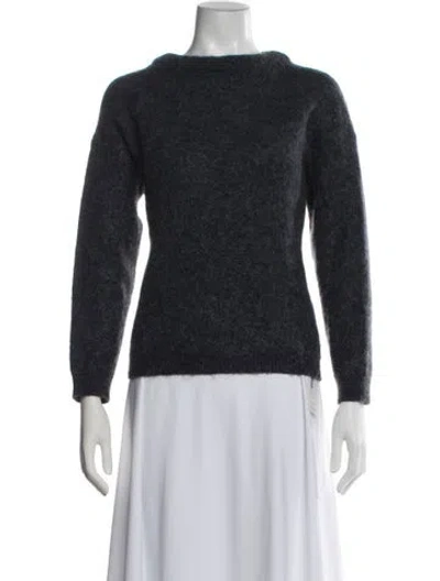 Pre-owned Acne Studios Bateau Neckline Sweater In Blue