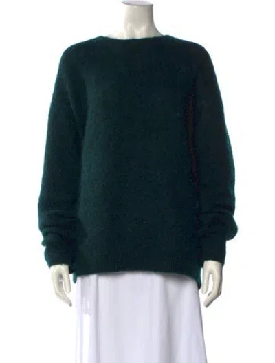 Pre-owned Acne Studios Bateau Neckline Sweater In Green