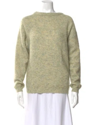 Pre-owned Acne Studios Bateau Neckline Sweater In Green