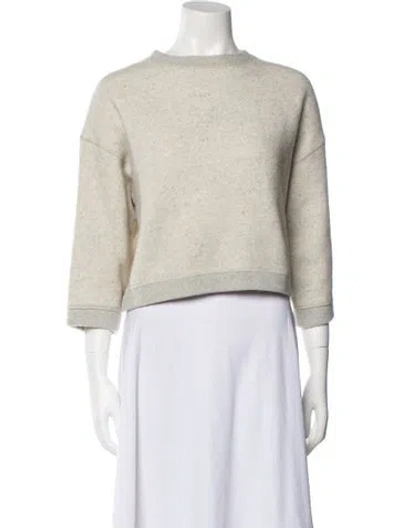 Pre-owned Acne Studios Bateau Neckline Sweater In Neutral
