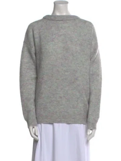Pre-owned Acne Studios Bateau Neckline Sweater In Purple