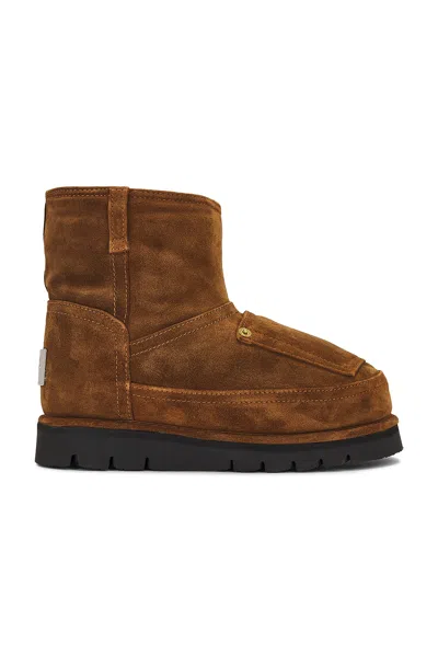 Acne Studios Batter Low Boot In Tobacco Brown