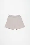 Acne Studios Cotton Shorts In Dusty Purple