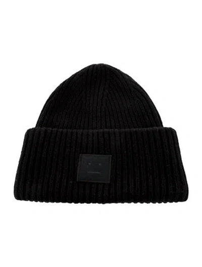 Pre-owned Acne Studios Beanie In Black