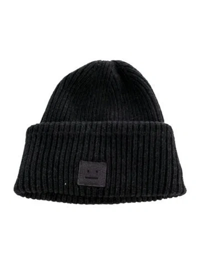 Pre-owned Acne Studios Beanie In Black