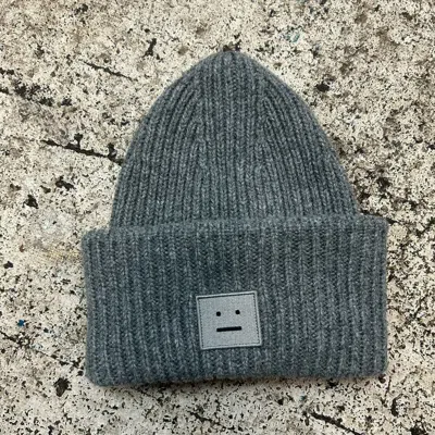 Pre-owned Acne Studios Beanie Gray