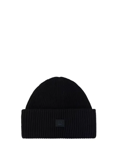 Acne Studios Beanie Hat In Black