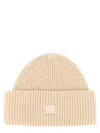 Acne Studios Fn-ux Beanie -  - Wool - Oatmeal In Beige
