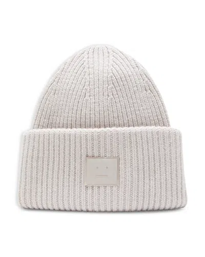 Acne Studios Beanie In White