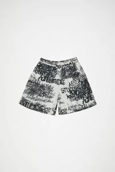 ACNE STUDIOS BEDRUCKTE SHORTS
