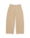 Acne Studios Cotton Satin Wide-leg Pants In Neutral