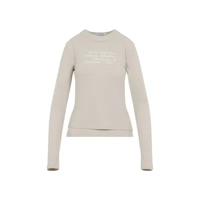ACNE STUDIOS ACNE STUDIOS BEIGE COTTON T-SHIRT