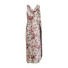 Acne Studios Beige Dress In Multi