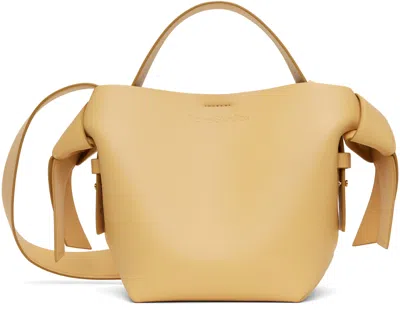 Acne Studios Beige Musubi Mini Shoulder Bag In Db4 Dune Beige