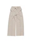 Acne Studios Folded Waist Straight-leg Trousers