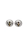 Acne Studios Bell-shaped Earrings In Silver