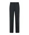 Acne Studios Belt Loop Casual Pants In Black