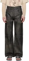 Acne Studios Belt-loop Casual Pants In Black