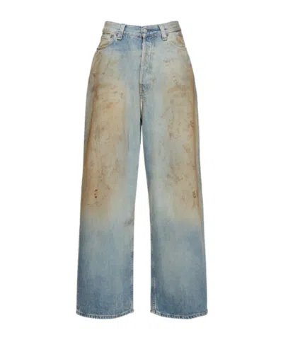 Acne Studios 2023f Fn Penicillin Jeans Mid Blue In 863 Mid Blue