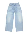Acne Studios Belt Loop Jeans In Blue