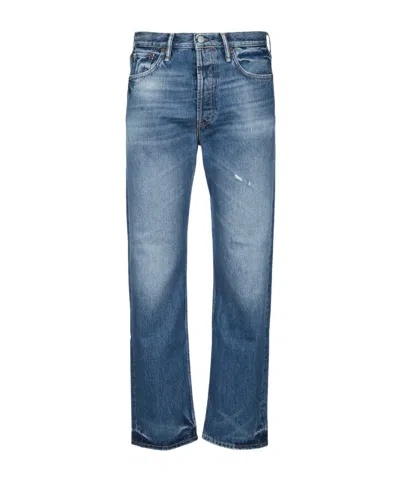 Acne Studios Belt Loop Jeans In Blue