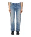 Acne Studios Belt Loop Jeans In Blue