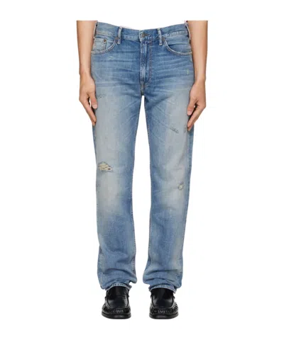 Acne Studios Belt Loop Jeans In Blue