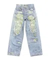 Acne Studios Belt Loop Jeans In Blue