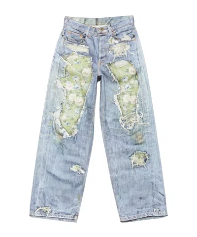 Acne Studios Belt Loop Jeans In Blue