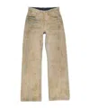 Acne Studios Belt Loop Jeans In Brown